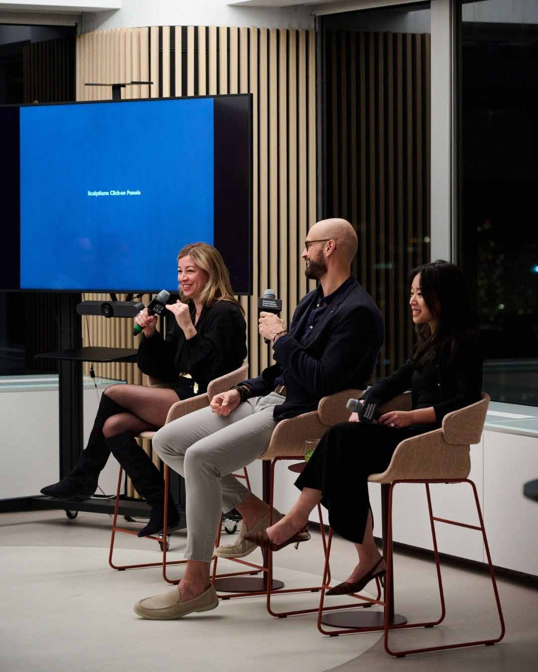 Panel de conversación de iD Magazine